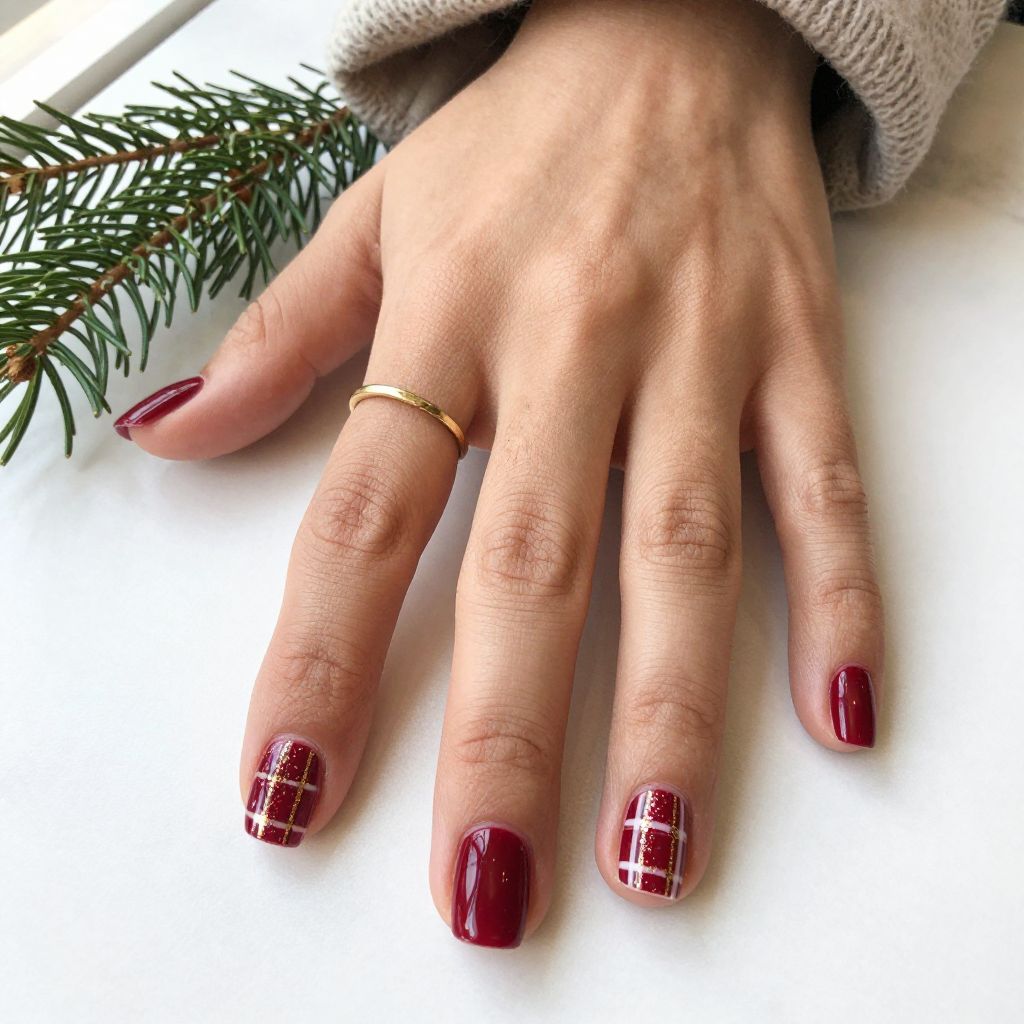 Plaid and Glitter Holiday Mix