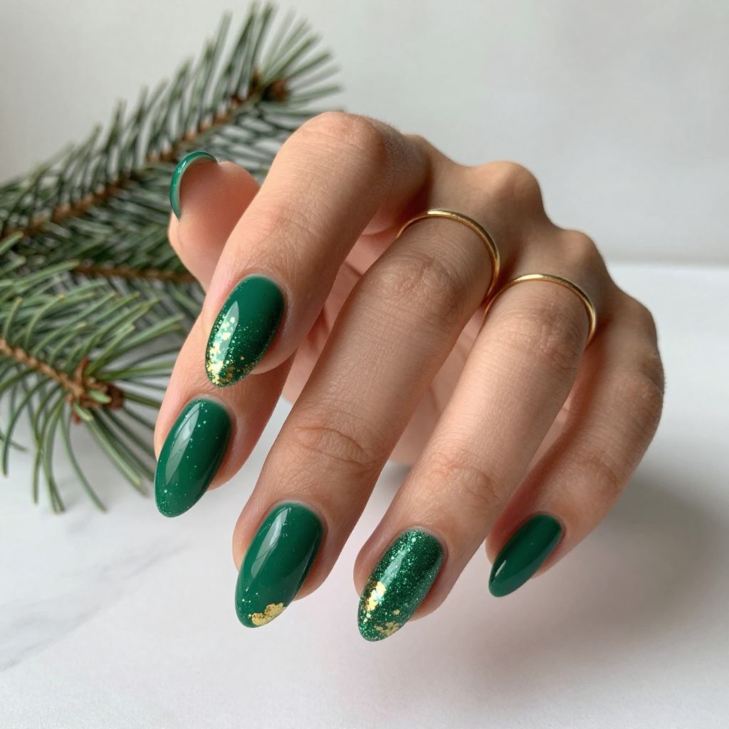 Emerald Glitter Ombré