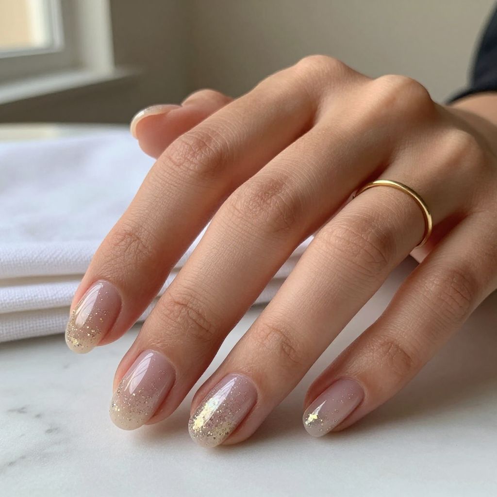 Clear Base with Encapsulated Glitter