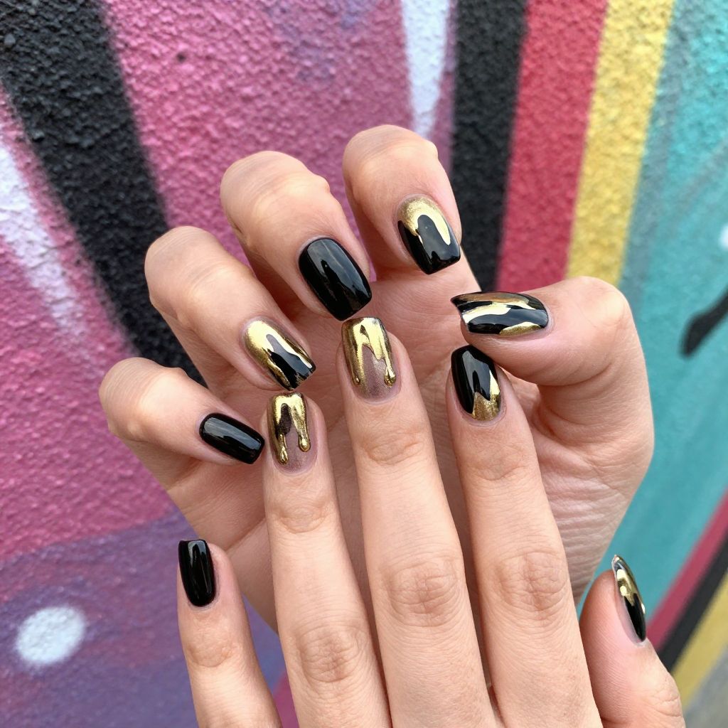Gothic nail idea 12