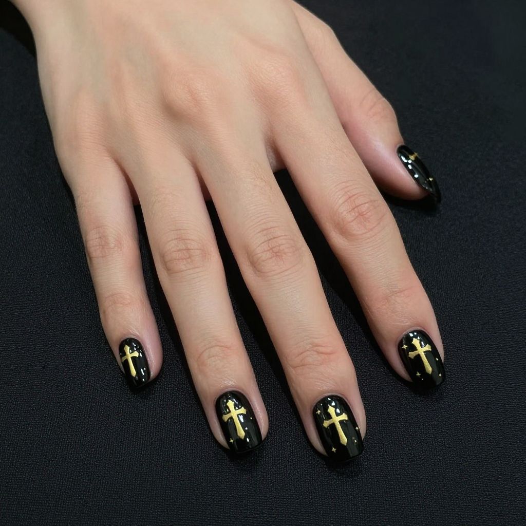 Gothic nail idea 15
