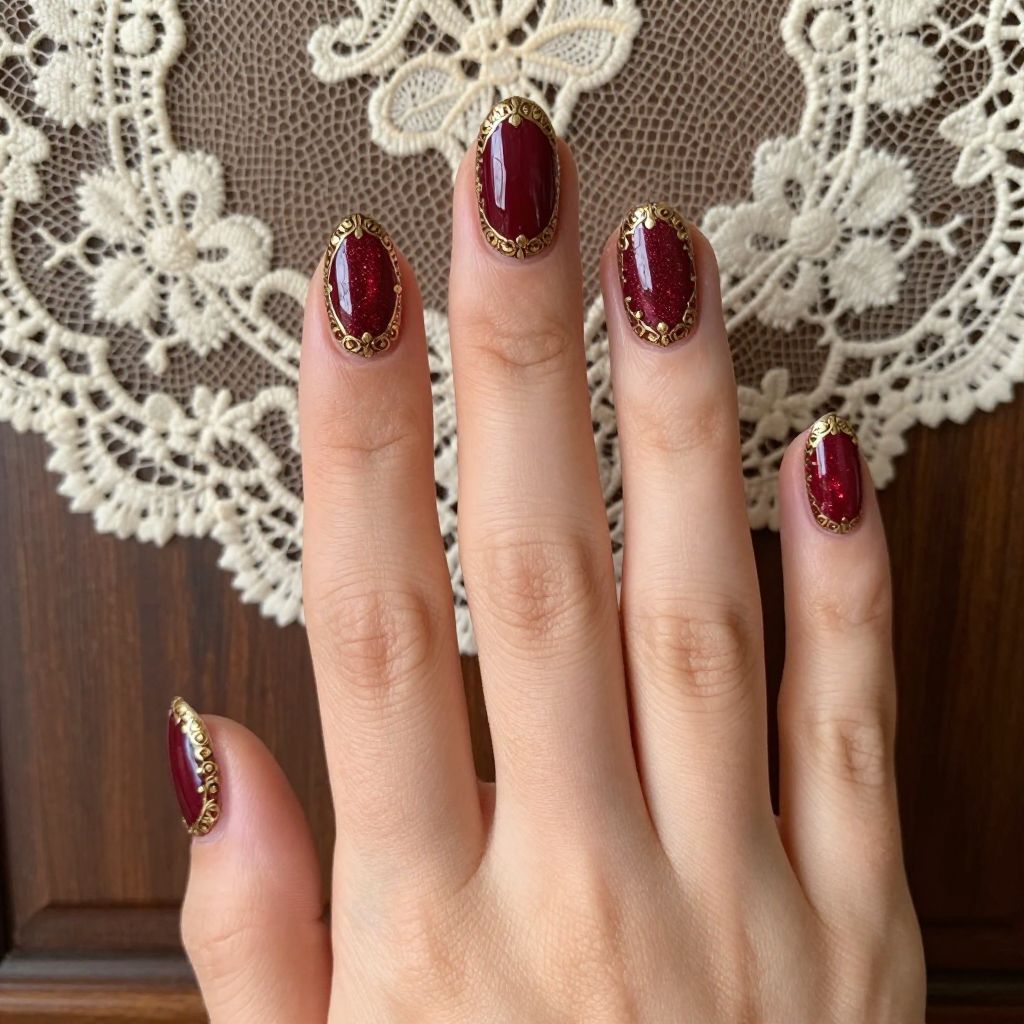 Gothic nail idea 4