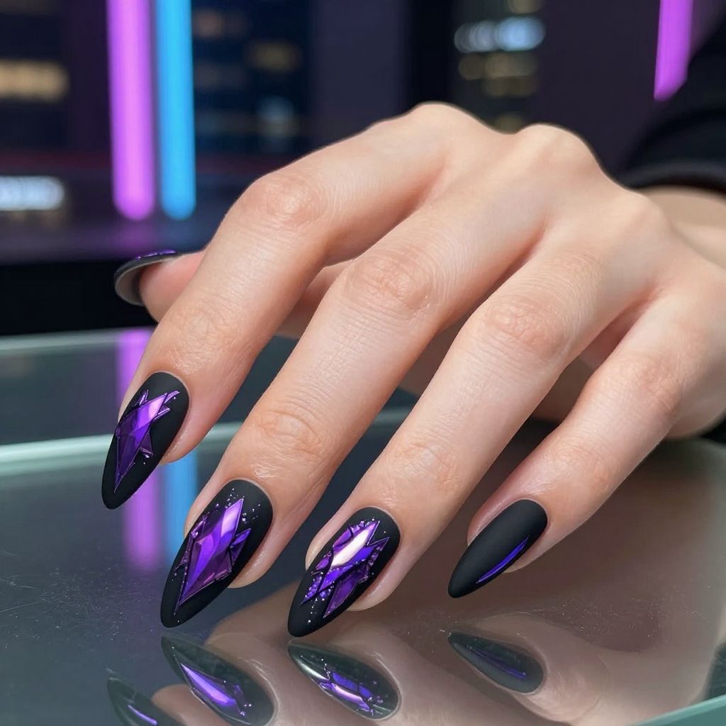 Gothic nail idea 8