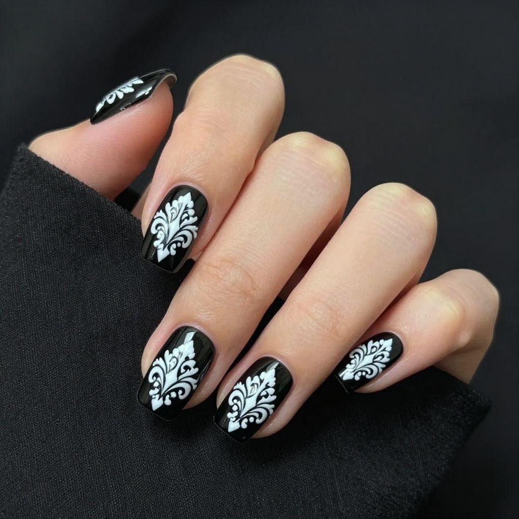 Gothic nail idea 7