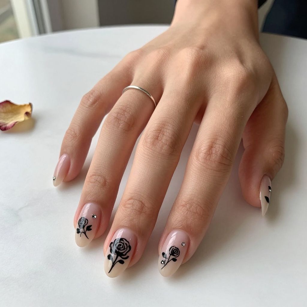 Gothic Nail Ideas 13