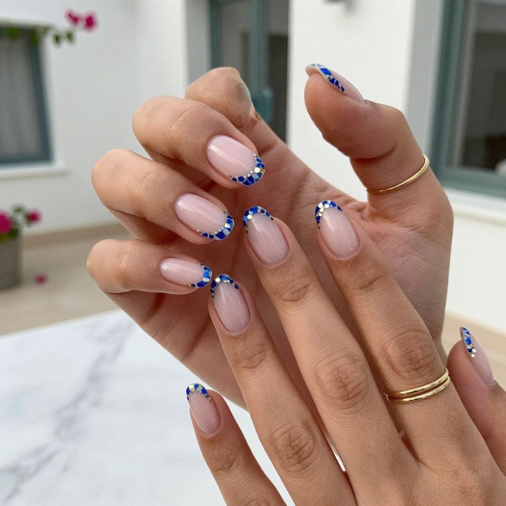 Greece Nail Inspo image 14