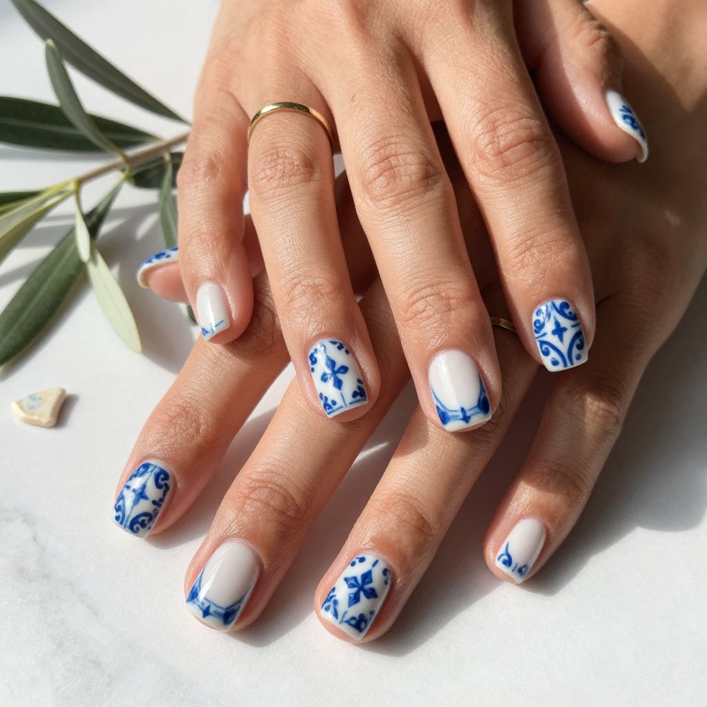 Greece Nail Inspo image 2