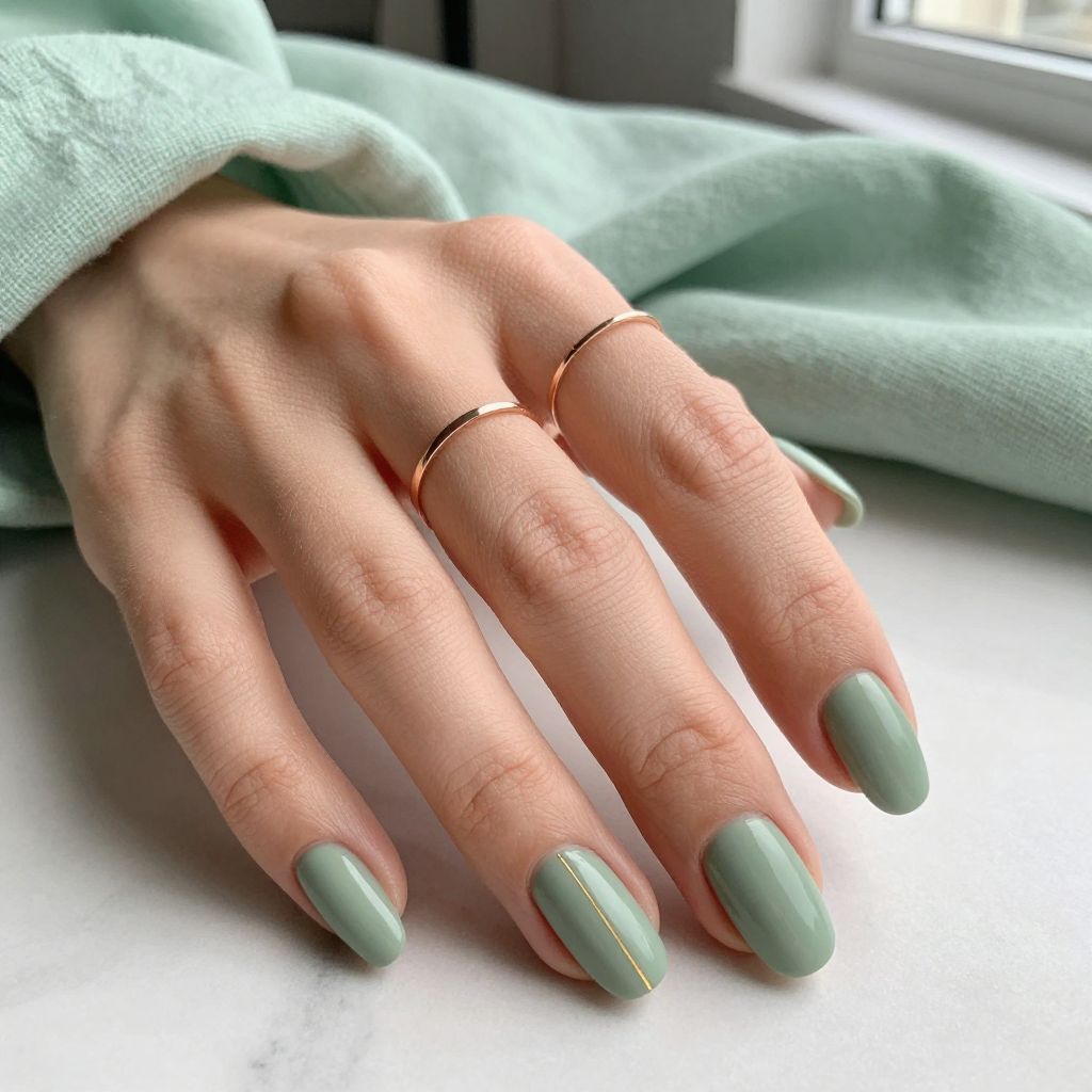Sage Green Minimalist Elegance