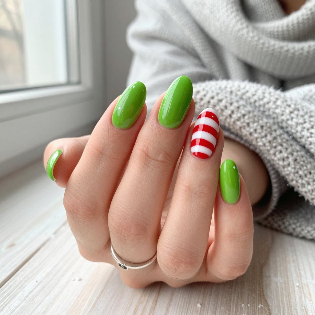 Grinch Nail Ideas 10