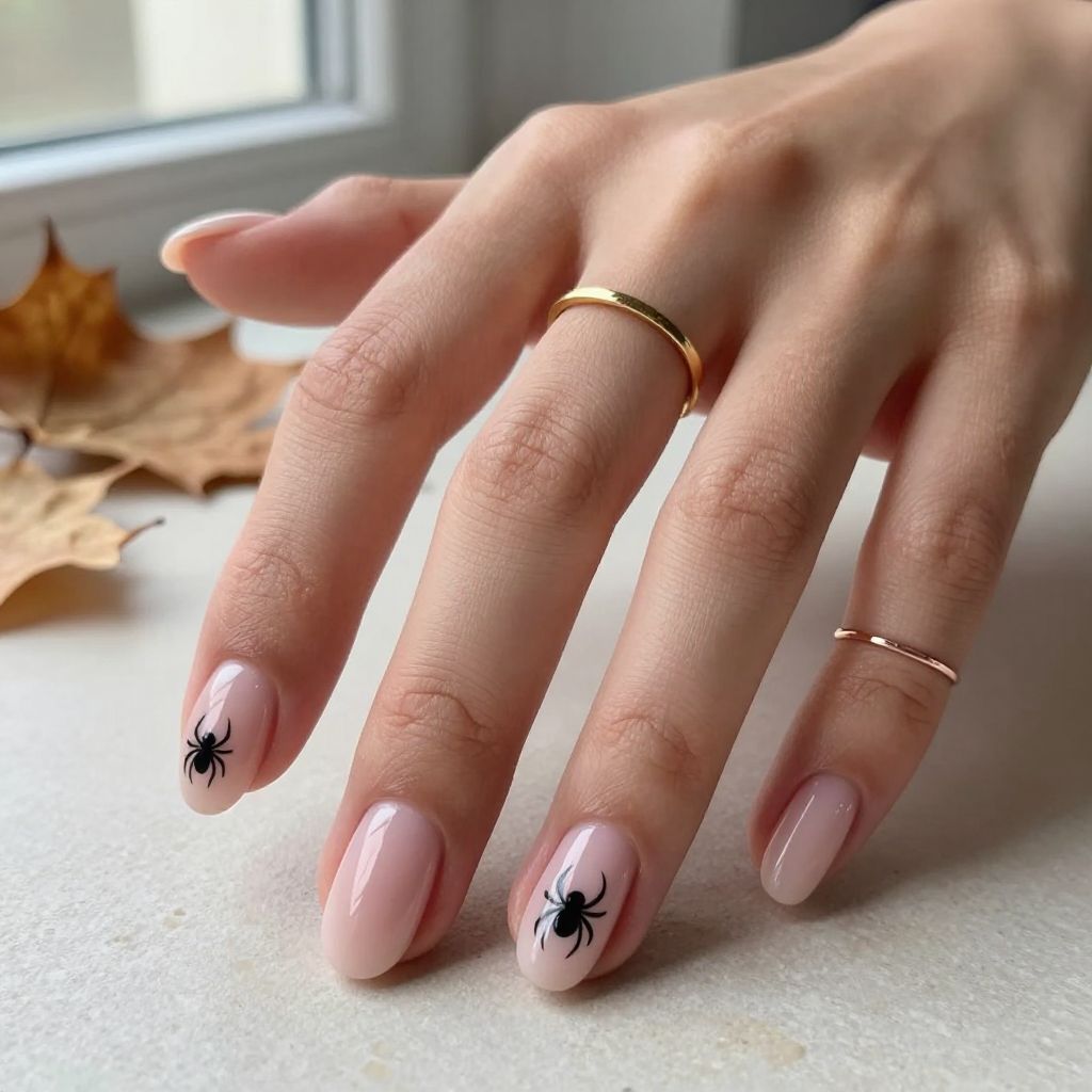 Spider Accent Nail Set