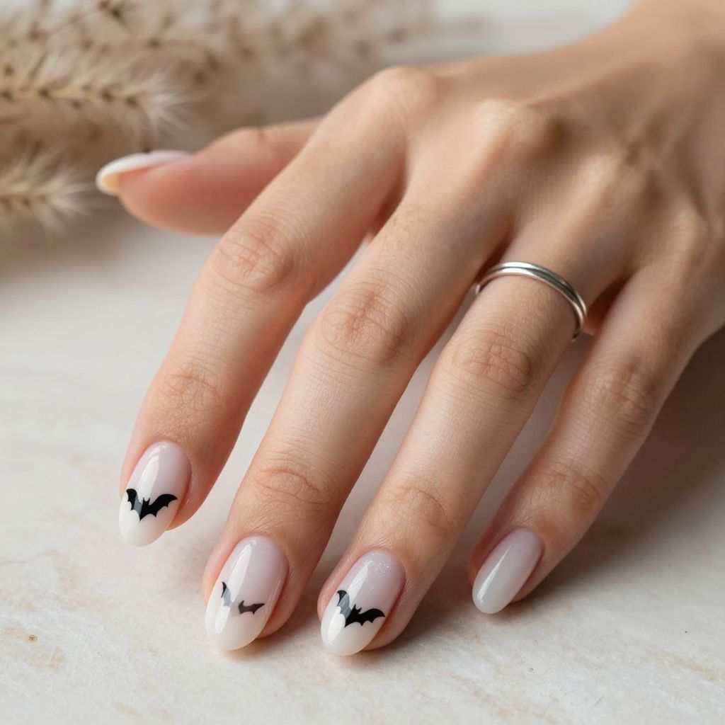 Milky White With Floating Bats