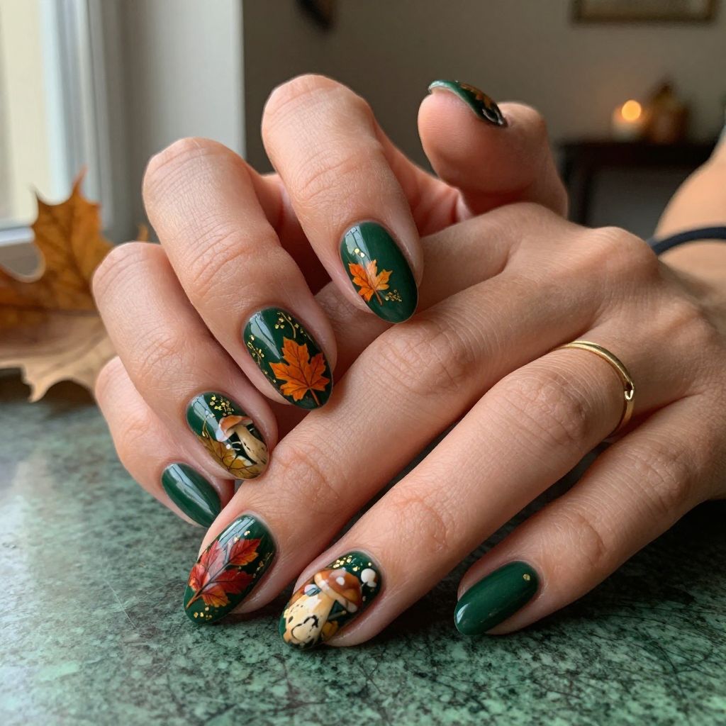 Enchanted Forest Autumn Leaves
