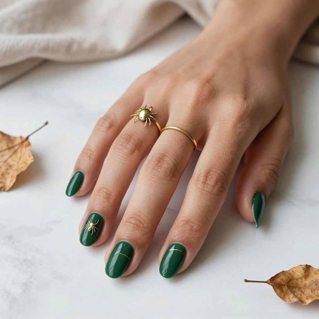 Halloween Nail Ideas Short 10