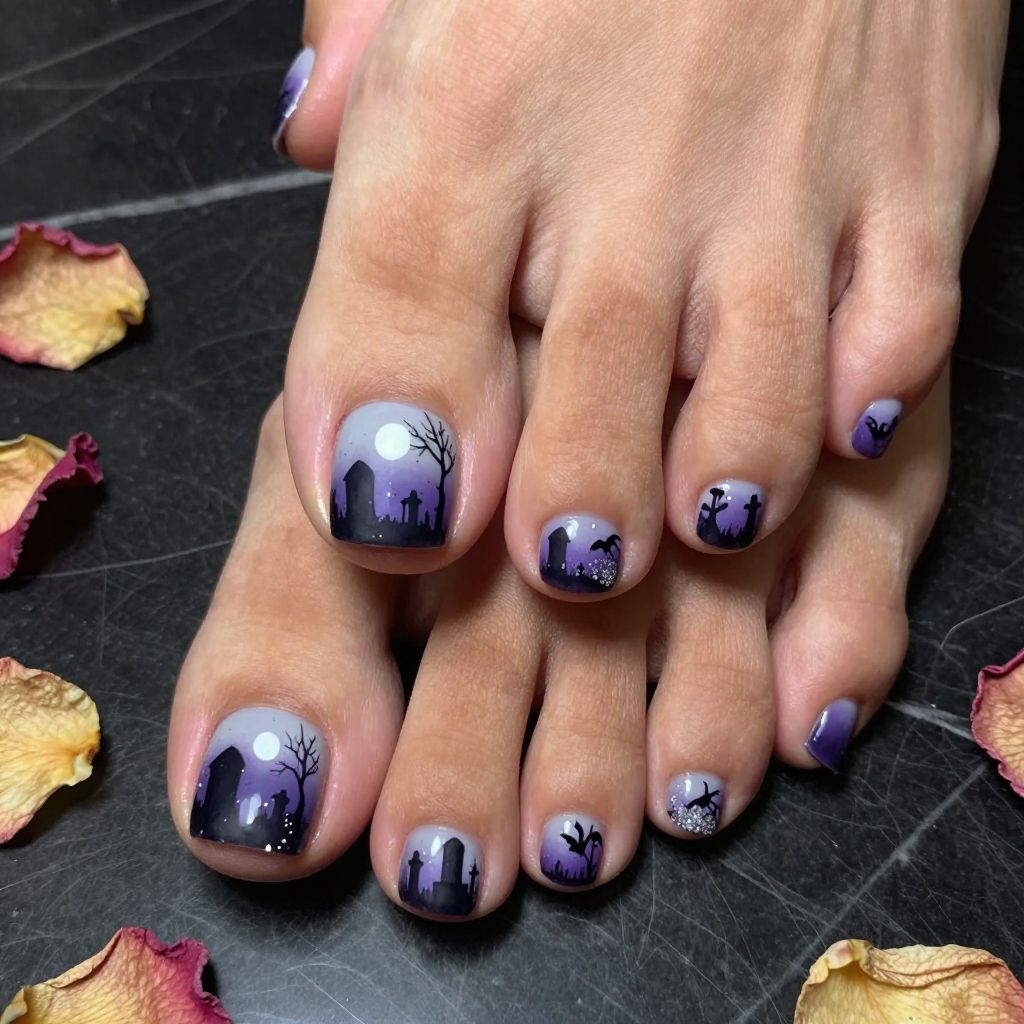 Halloween Toe Nail Ideas 12