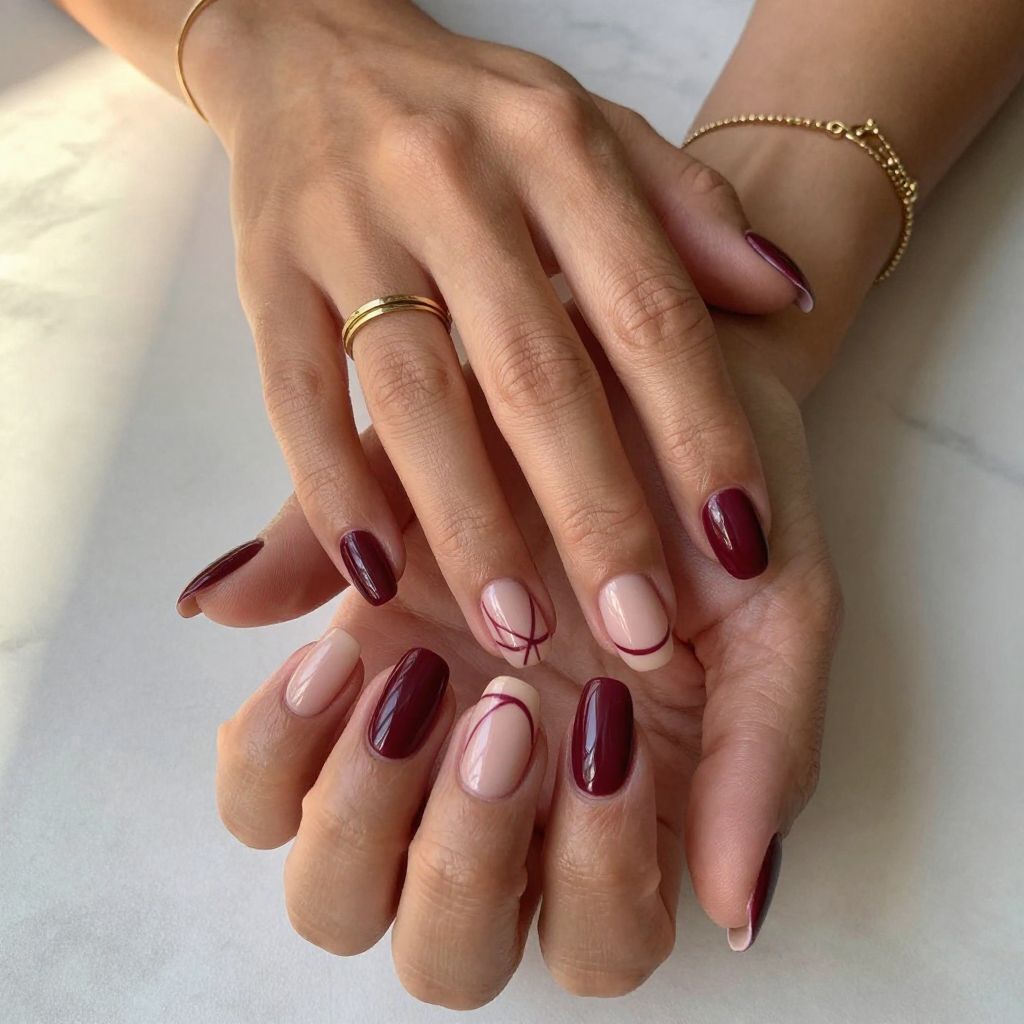 January gel nail idea 10