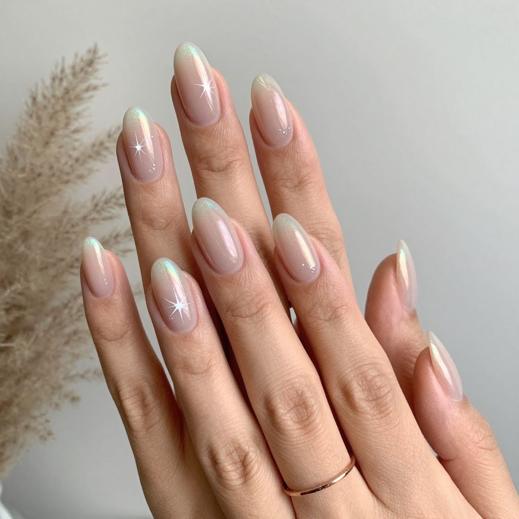 January gel nail idea 13