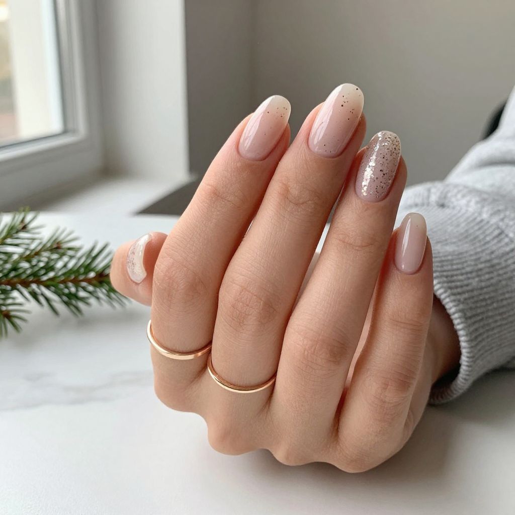 January gel nail idea 15