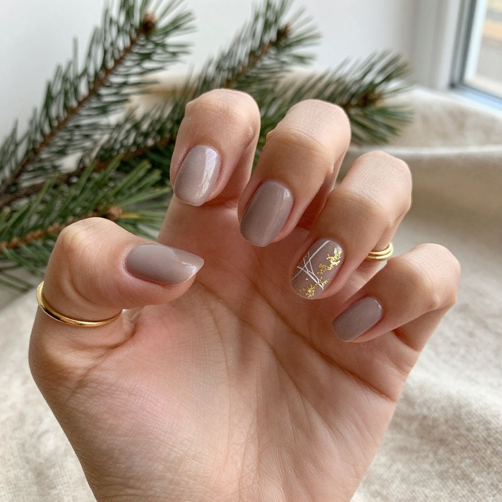 January gel nail idea 3