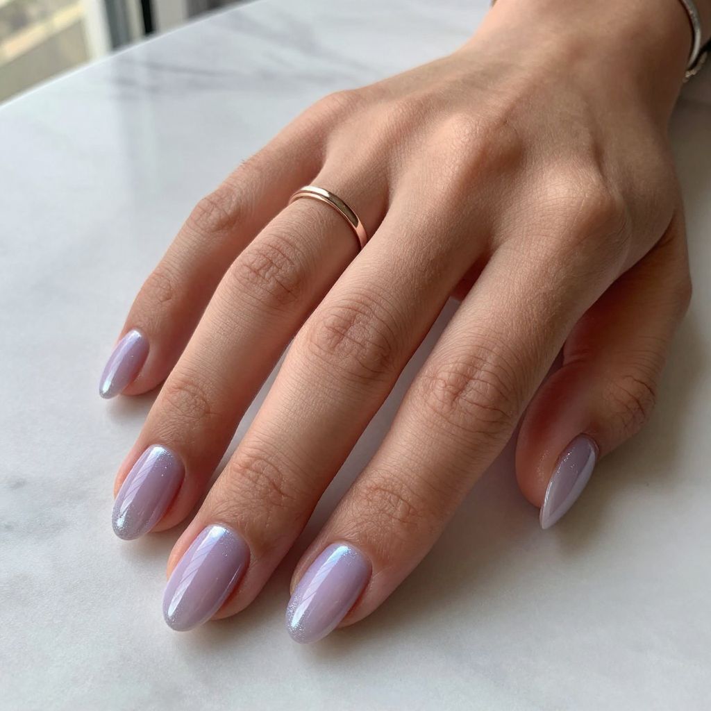 Jelly Chrome Overlay Nails