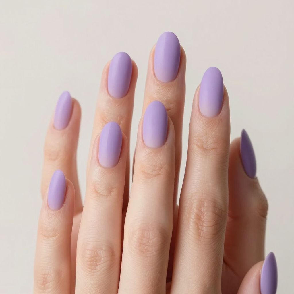 Lavender nails idea 1