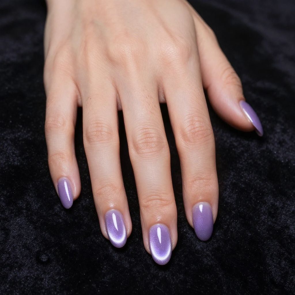Lavender nails idea 6