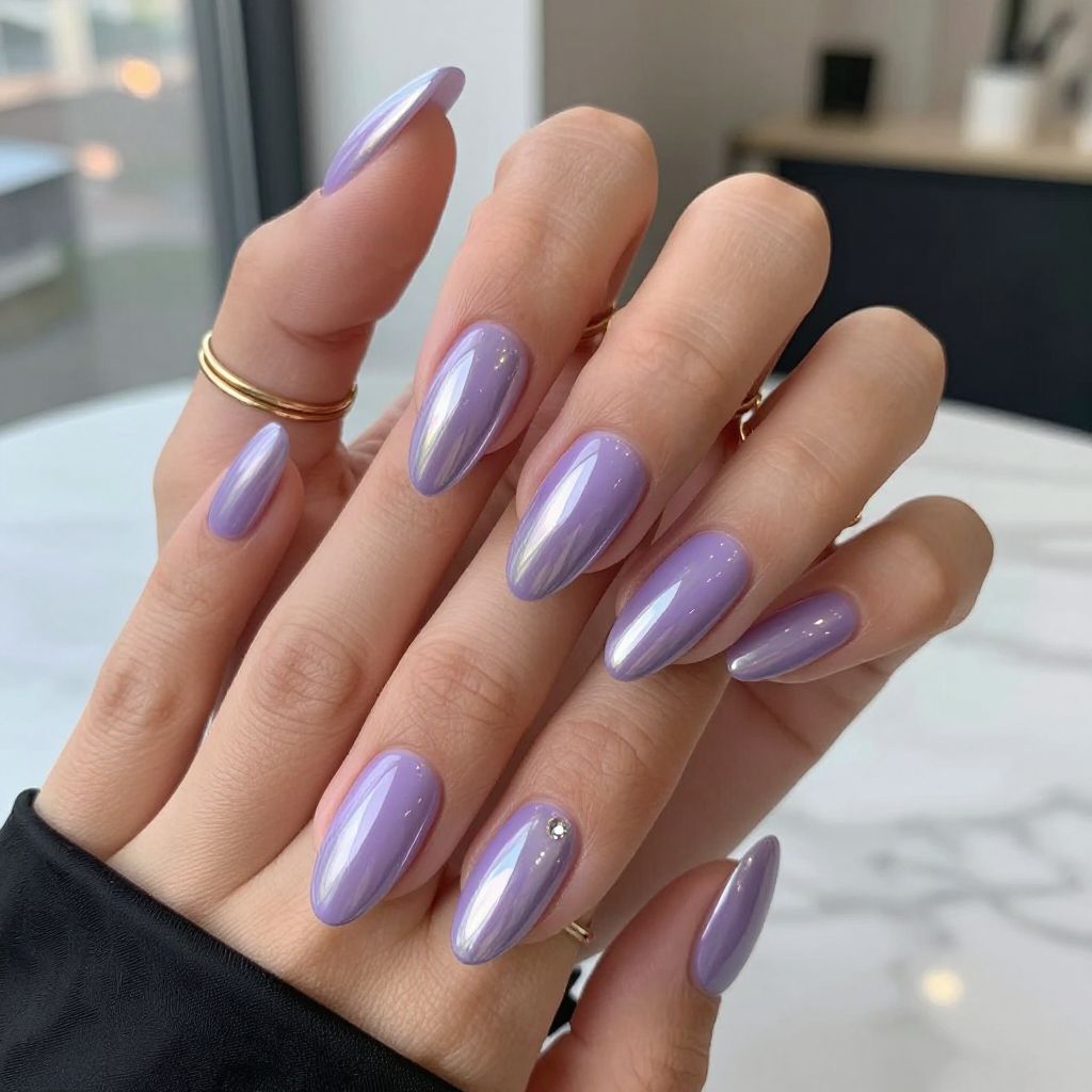 Lavender Chrome Shine
