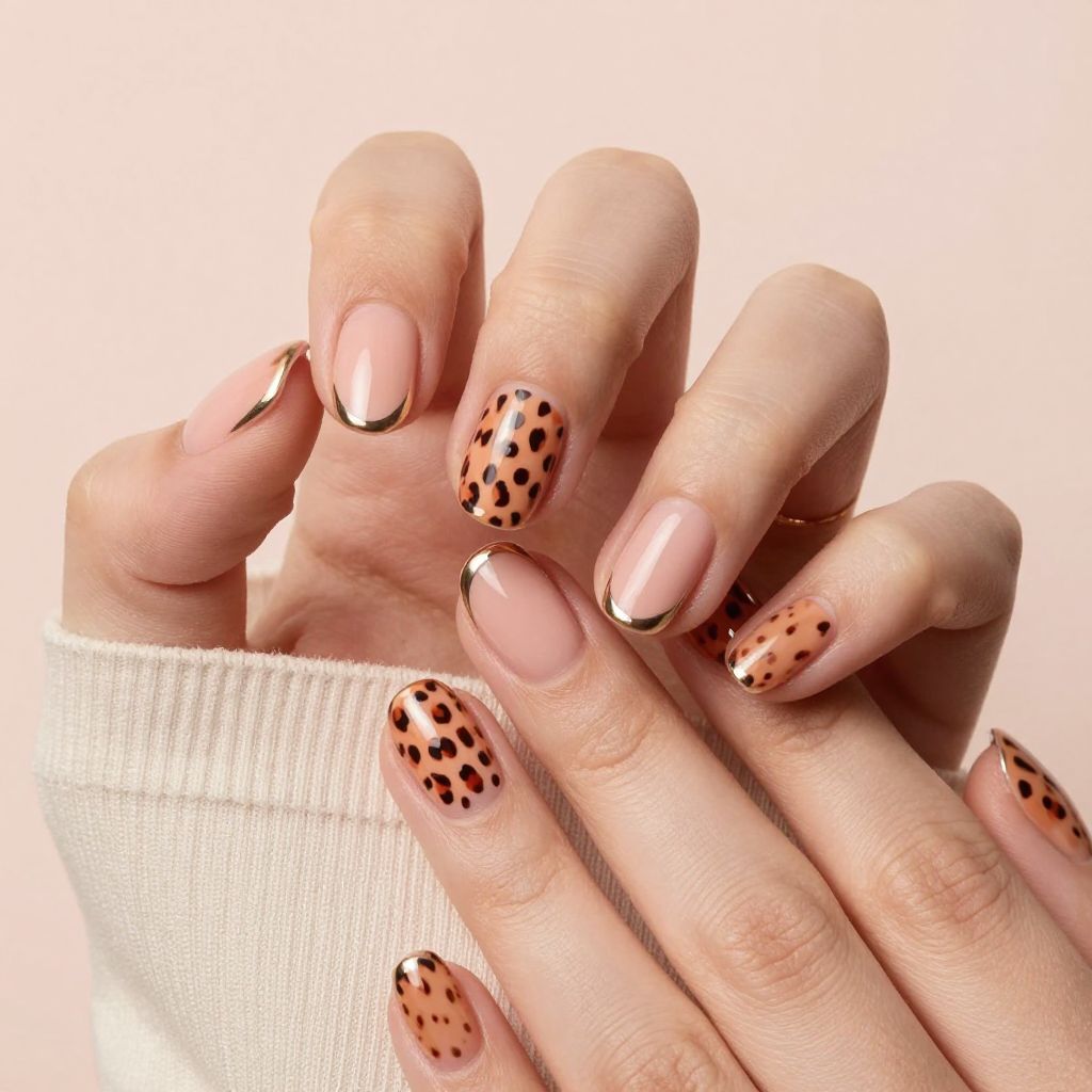 Leopard Nail Designs nail idea 11