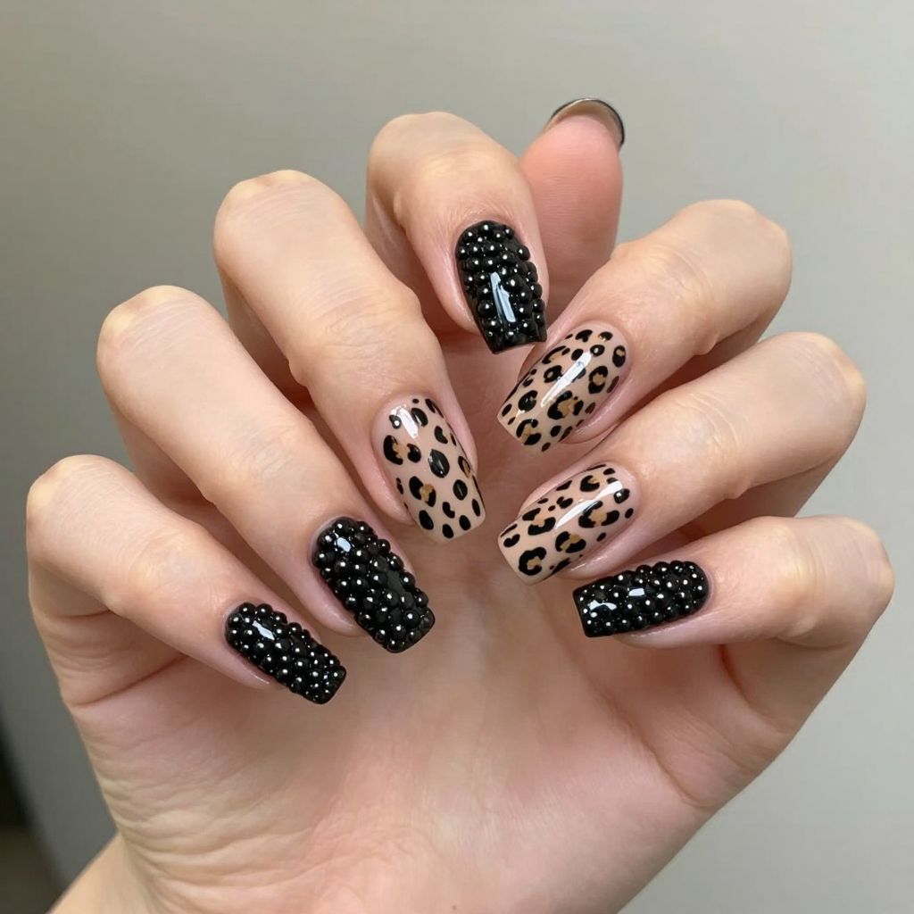 Leopard Nail Designs nail idea 13