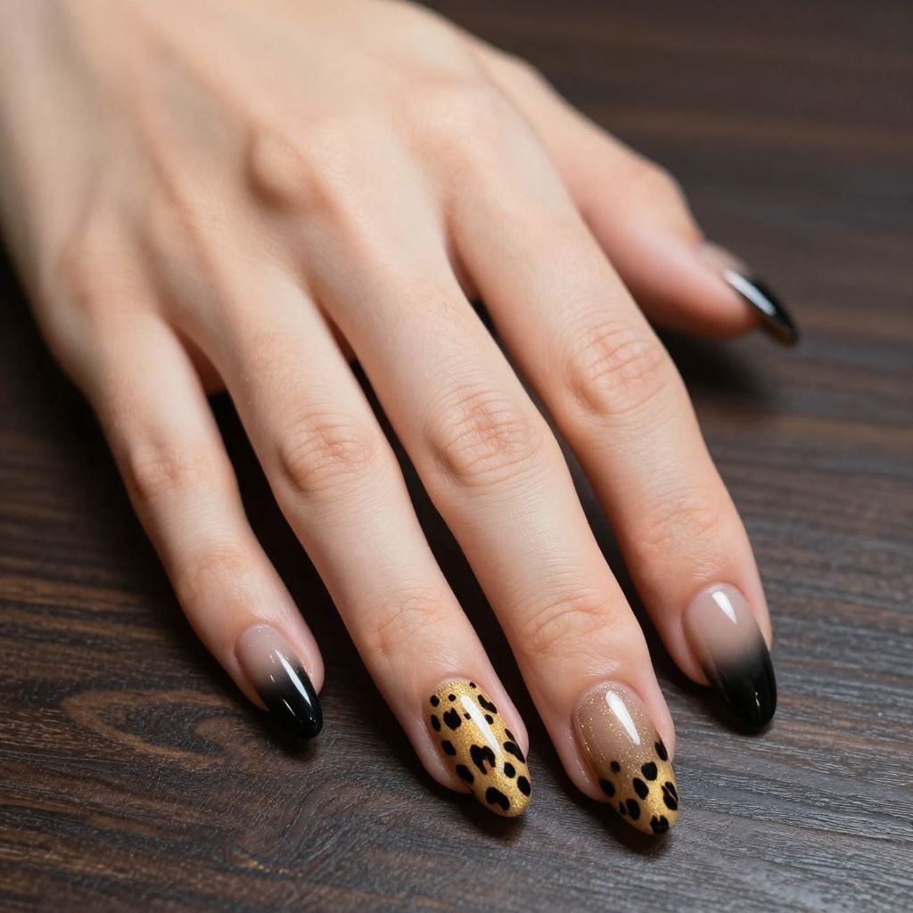 Leopard Nail Designs nail idea 14