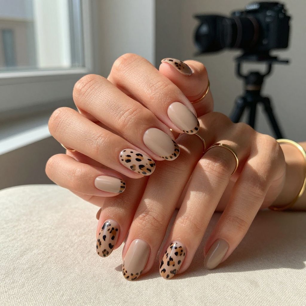 Matte Leopard in Earth Tones