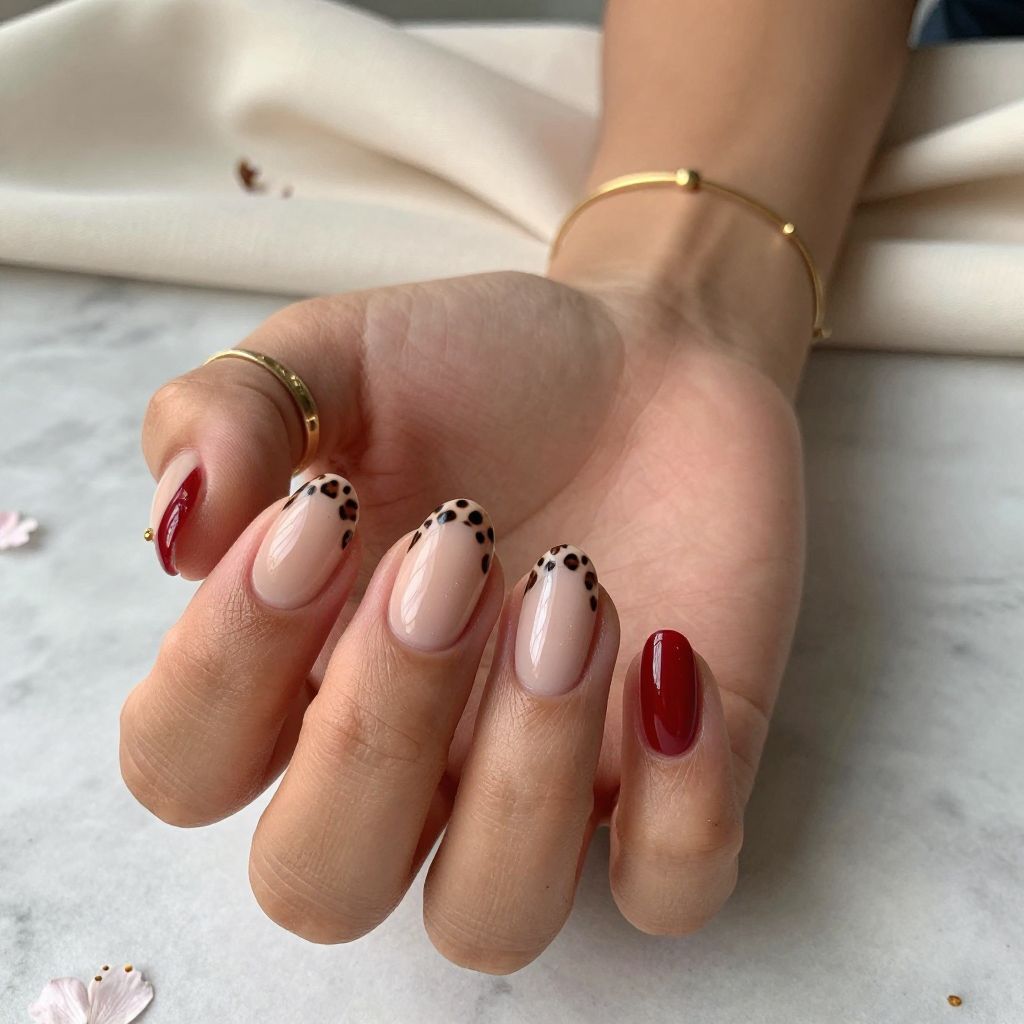 Leopard Print Nail Ideas 15