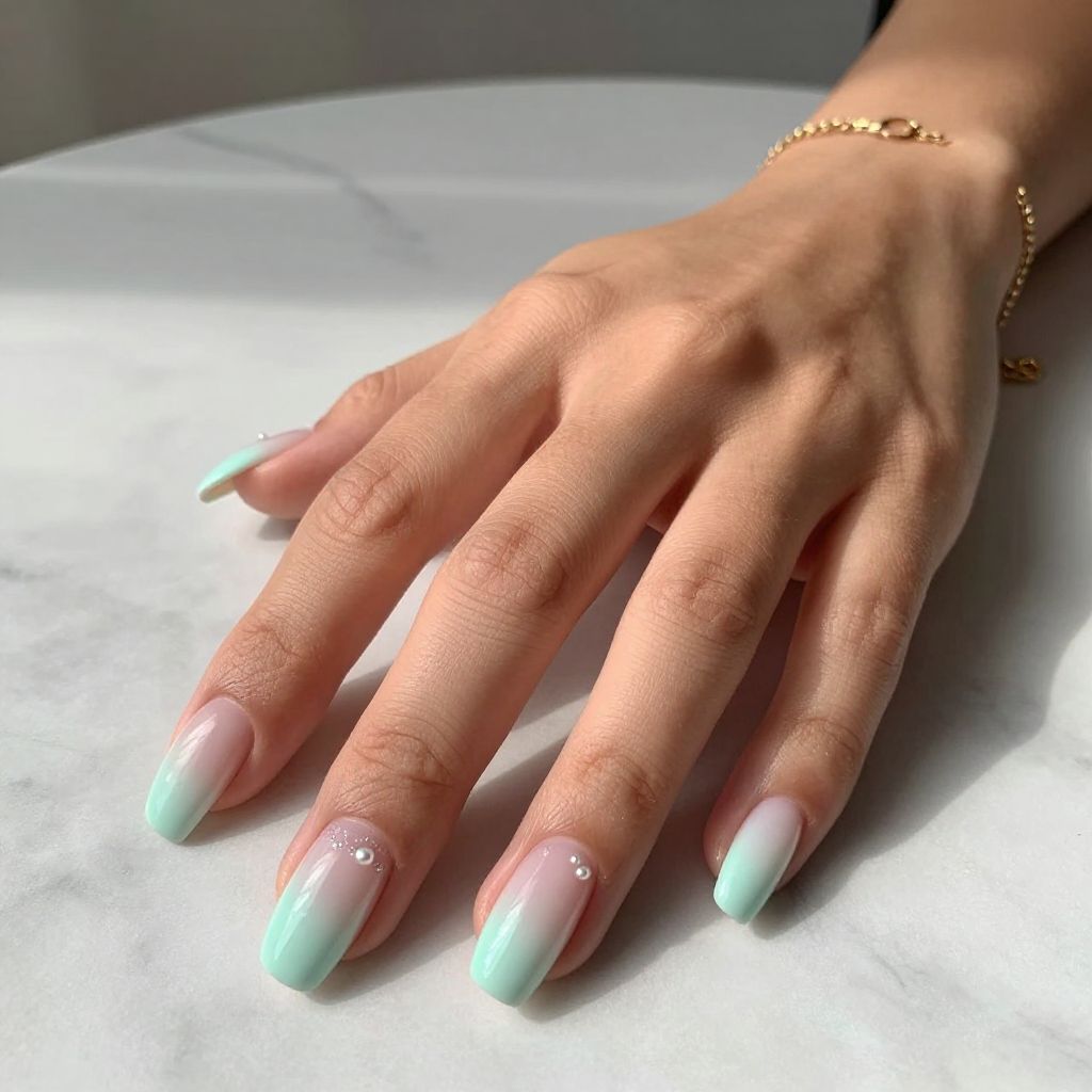 Gradient Mint Ombré