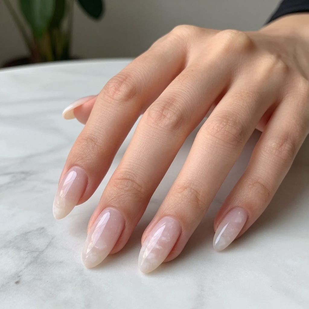 Light Pink nail idea 1