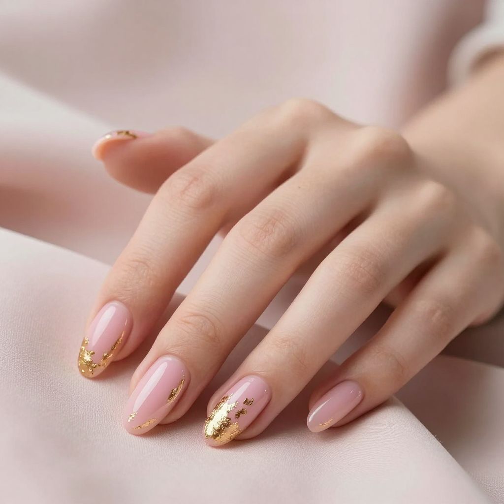 Light Pink nail idea 11