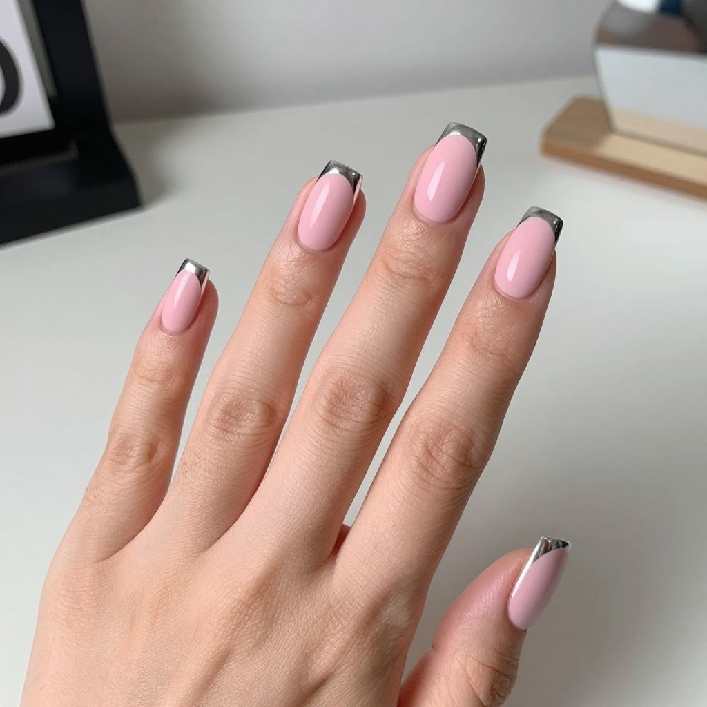 Light Pink nail idea 13