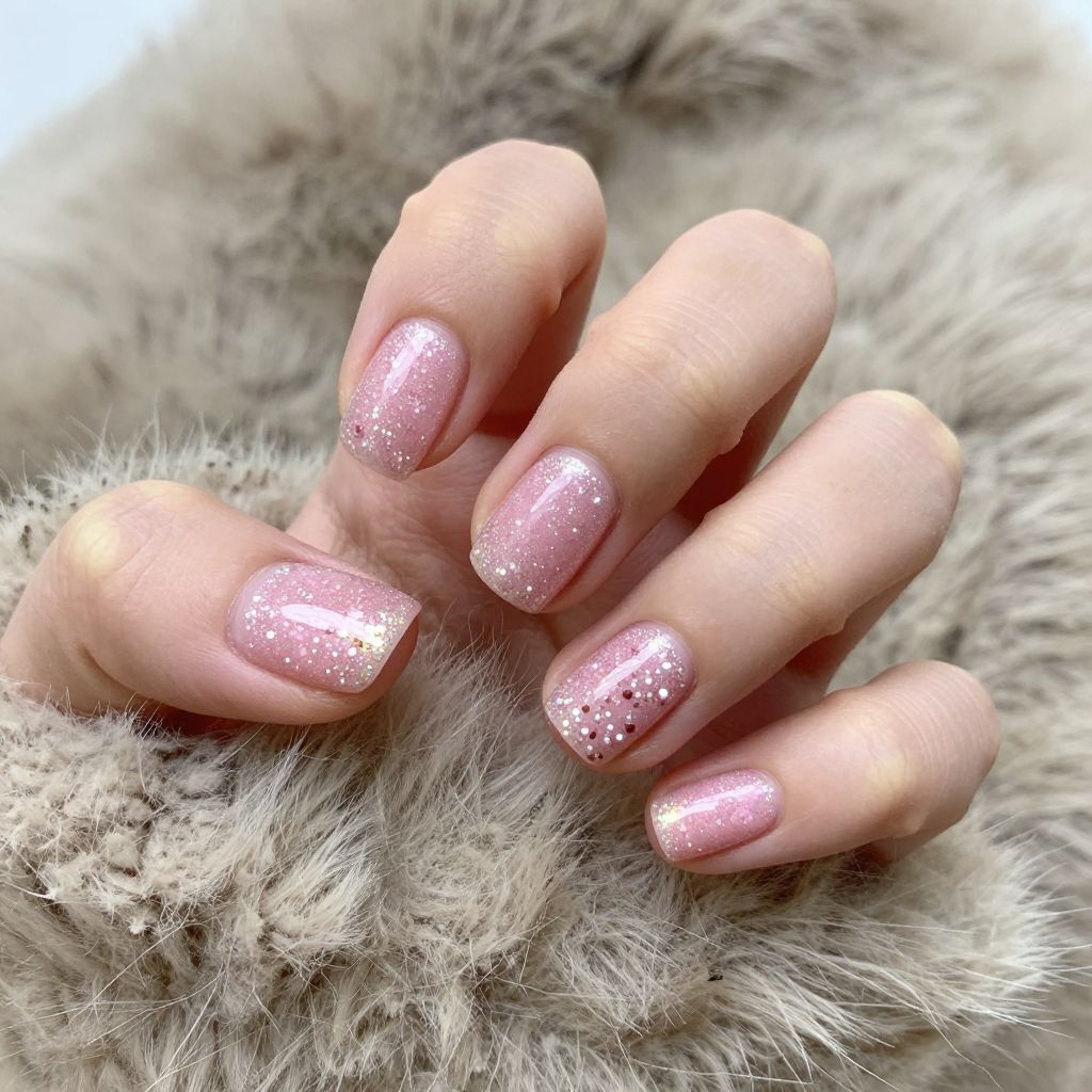 Light Pink nail idea 15