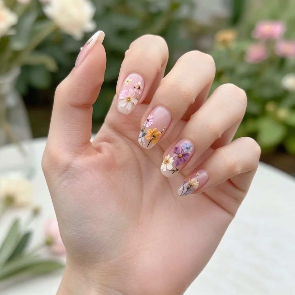 Light Pink nail idea 6