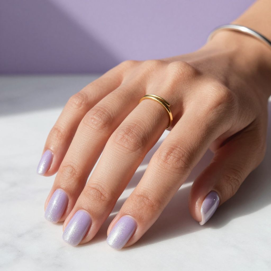 Purple Glitter Fade