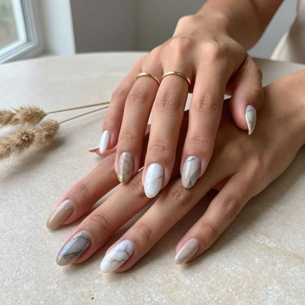 Mixed Neutral Marble Set