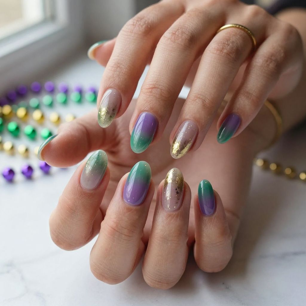 Mardi Gras Nail Ideas 10