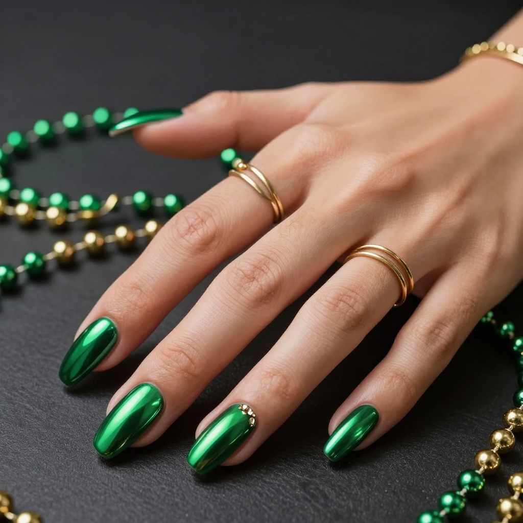 Mardi Gras Nail Ideas 3