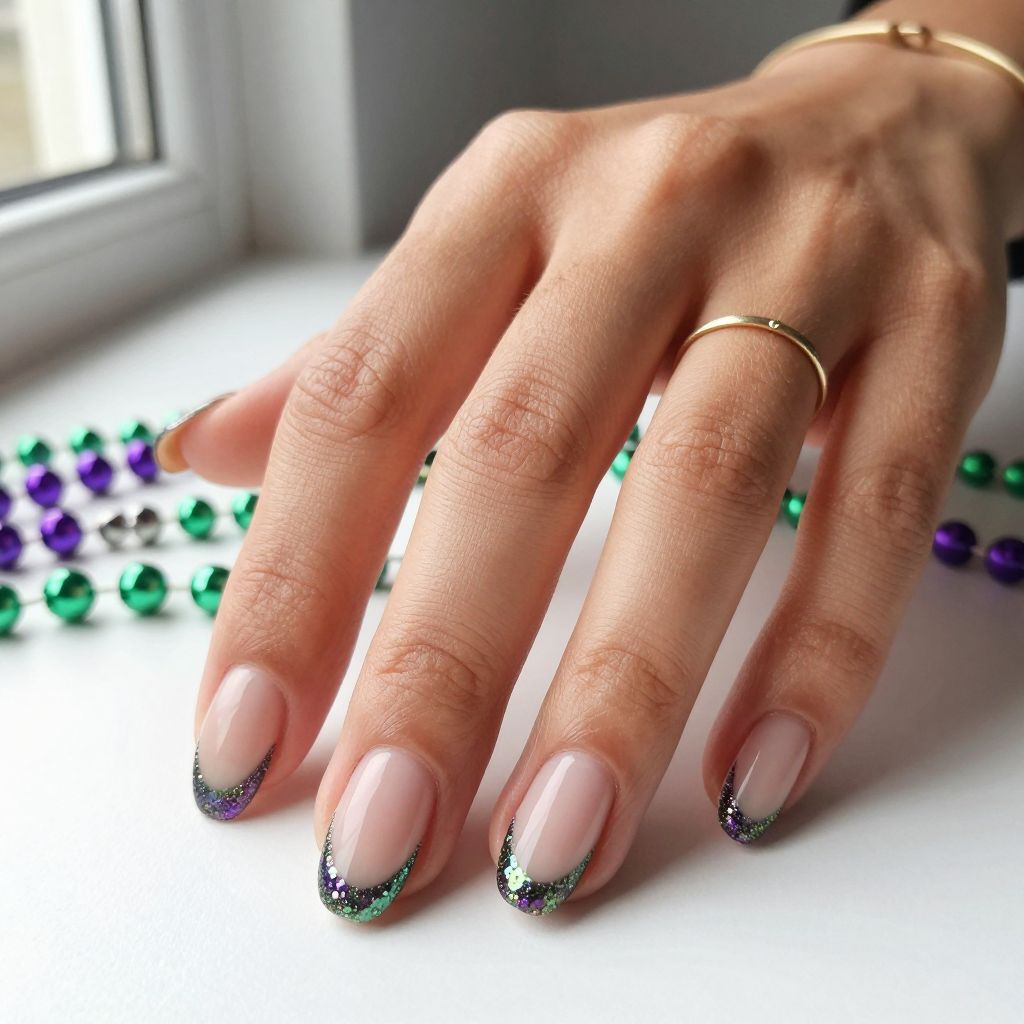 Mardi Gras Nail Ideas 7