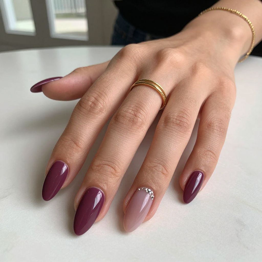 Deep Mauve Elegance