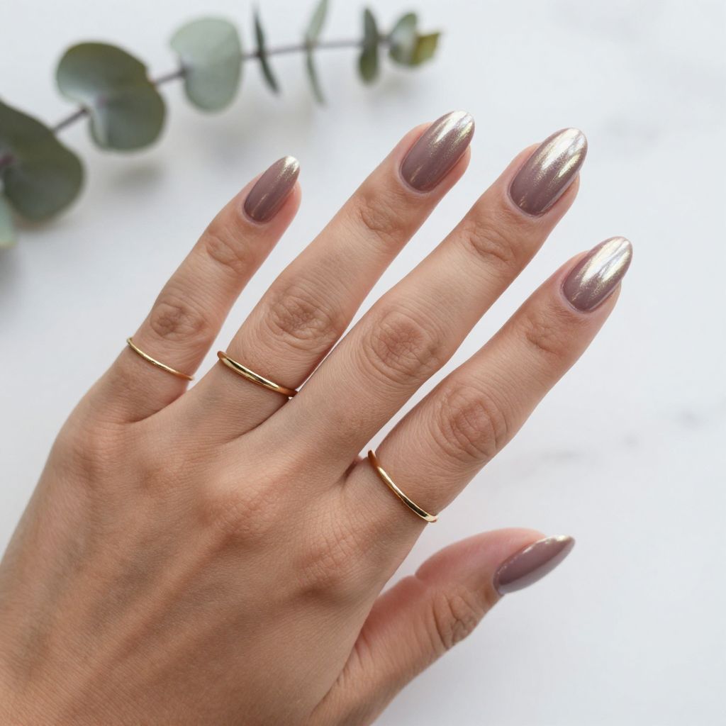 Mauve Chrome Glow