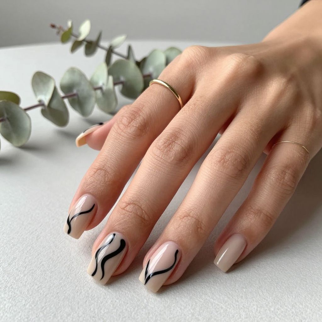 Medium Acrylic Nail Ideas 13