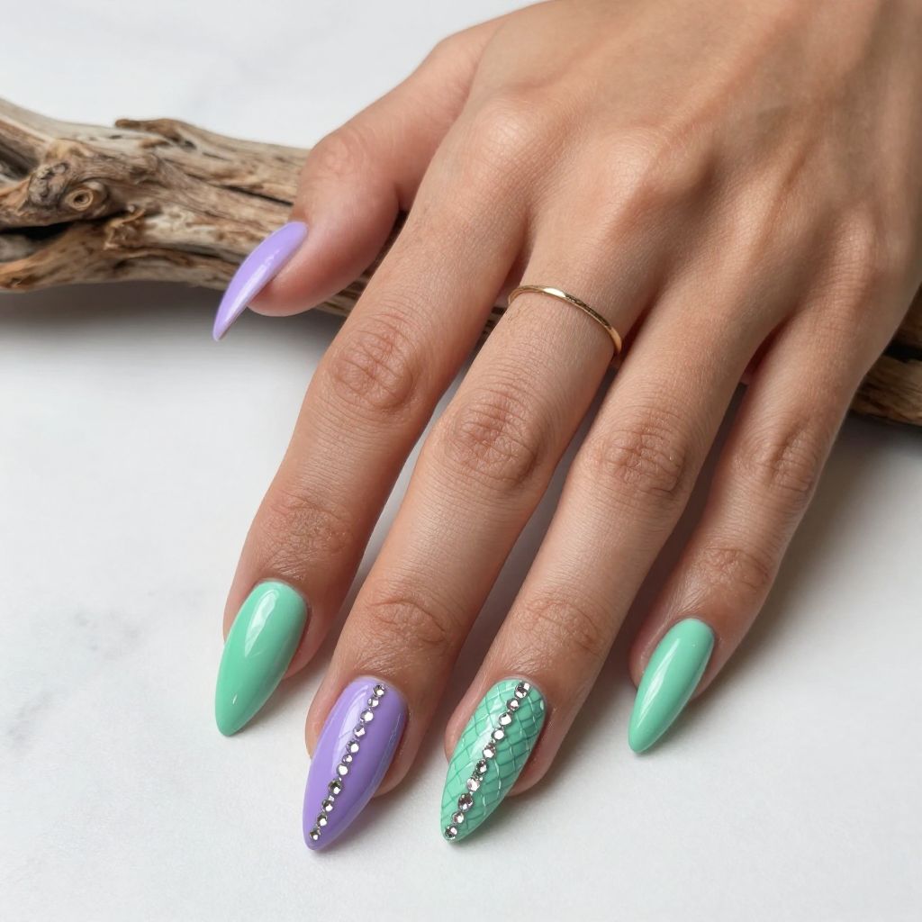 Mermaid Nail Ideas 11