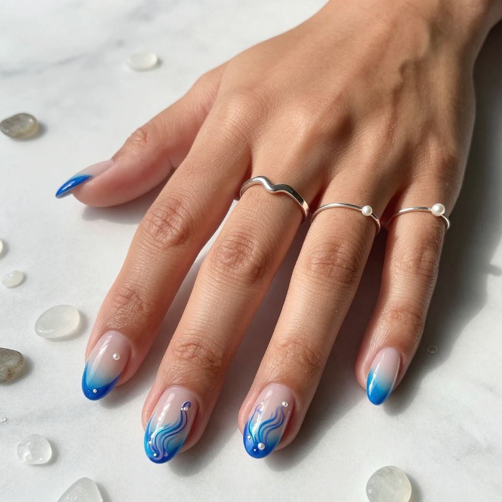 Mermaid Nail Ideas 15