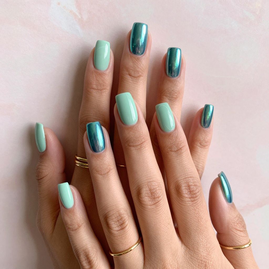 Mermaid Nail Ideas 7
