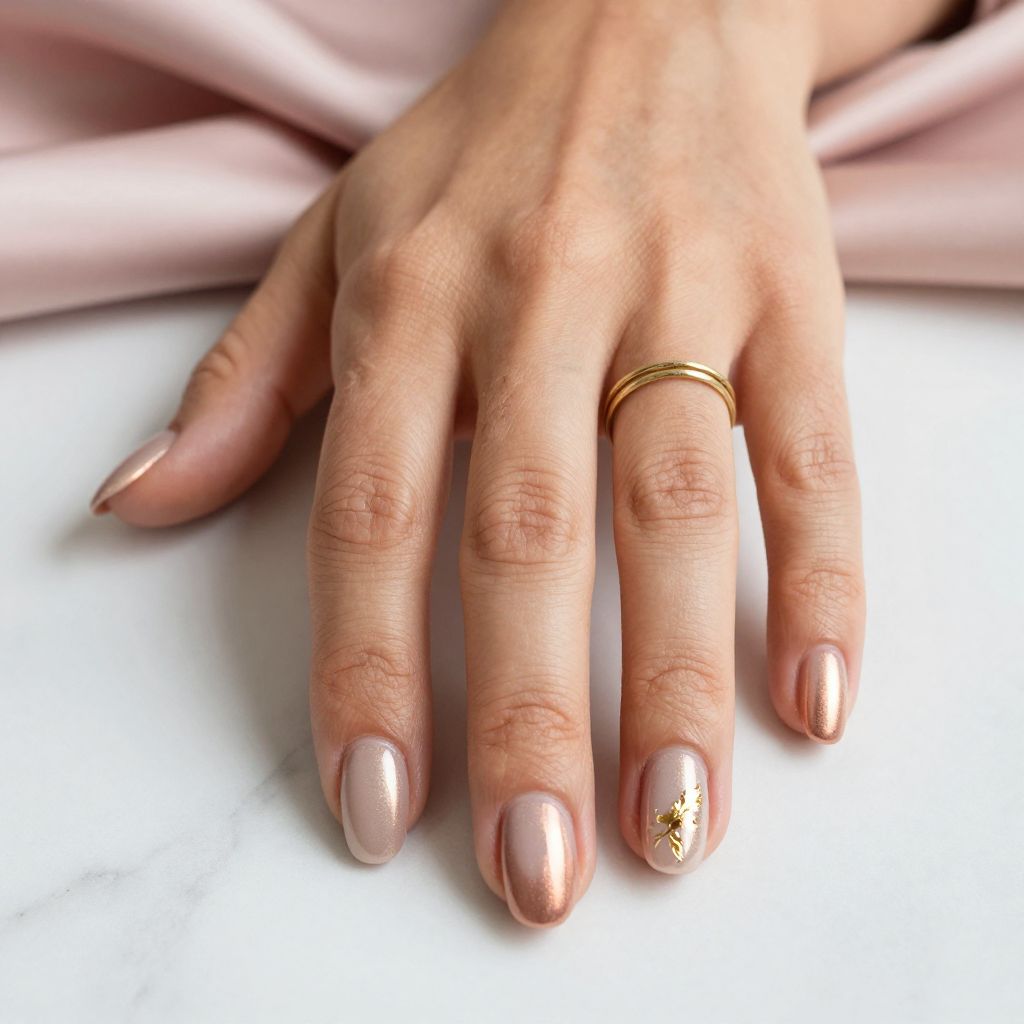 Rose Gold Ombre Gradient