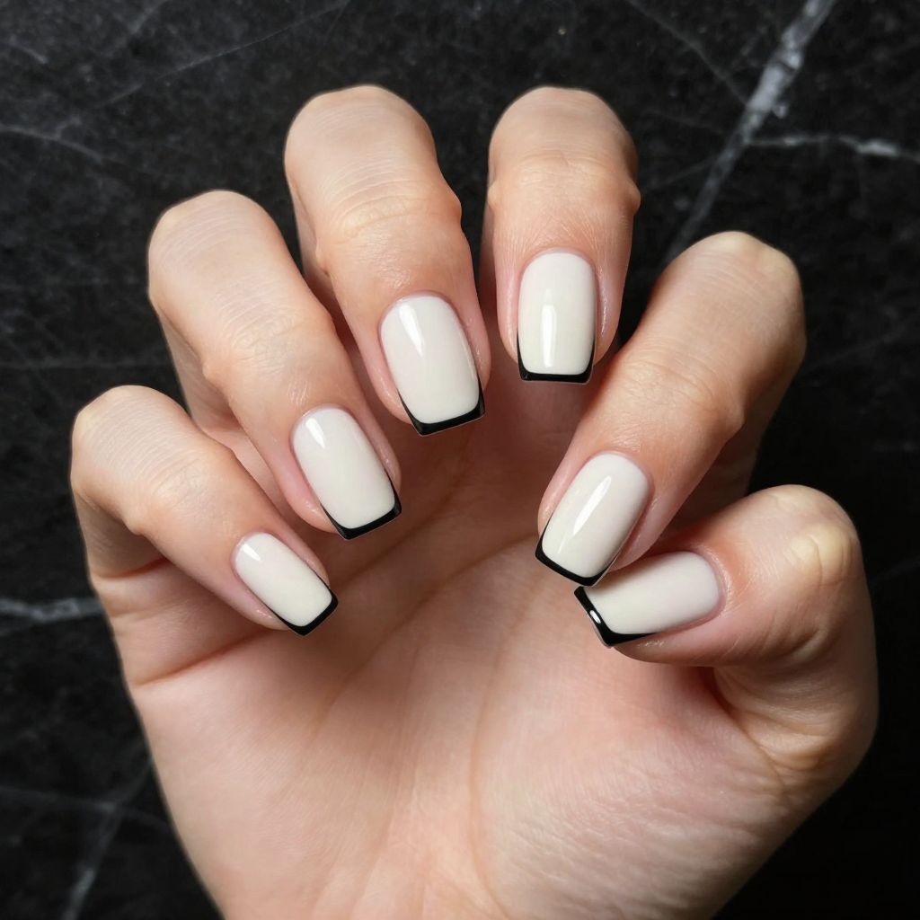 Milky White Nail Designs nail idea 10